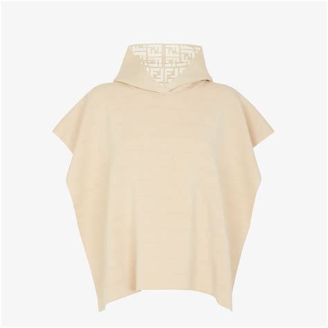 fendi white scarf|Fendi poncho women's.